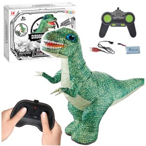 Gran Dinosaurio Inflable Control Remoto Verde 130 x 190cm