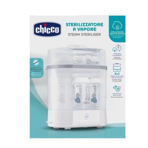 Esterilizador 3 en 1 Chicco con diseño ergonomico.