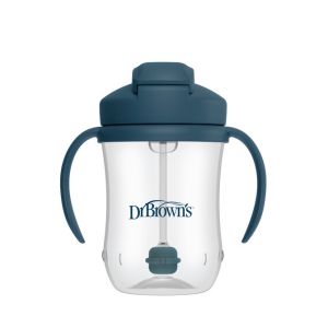 Vaso de Entrenamiento Dr Brown's con Pajita Flexible 270 ml