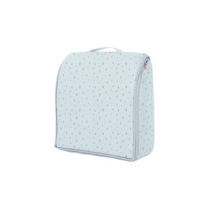 Cama portátil Kikkaboo 2en1 Dots Azul con espuma viscoelástica
