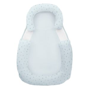Posicionador antivuelco de espuma viscoelástica Kikkaboo Dots Azul