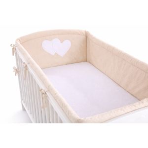 Protector de Cuna XXL My Sweet Baby - Cojín con Corazones