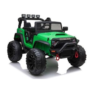 Coche Eléctrico Jeep JC666 Verde con Control Remoto