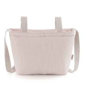 Bolso organizador XL Cloe Cambrass color rosa, vista frontal