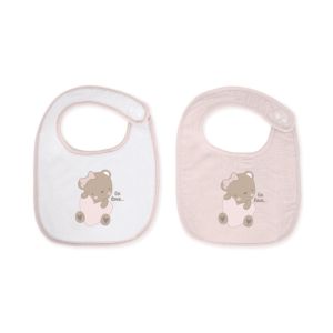 Set de 2 Baberos de Rizo Kikkaboo Dreamy Flight Rosa