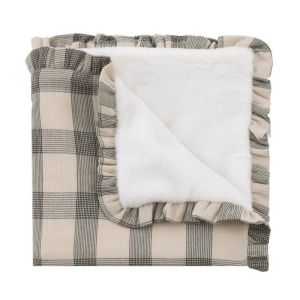 Manta Reversible Chelsa Rice de Cambrass, suave y ligera.