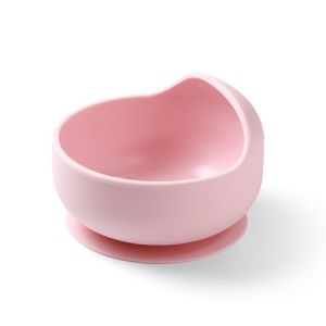 Bol de Silicona con Ventosa Babyono, Rosa - Alimentación Infantil