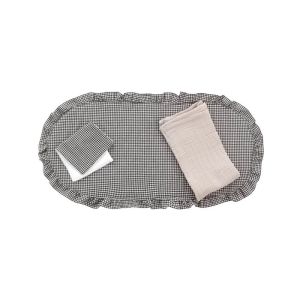 Pack Colcha Capazo Polo Black 35x75x1 Cm - Cambrass