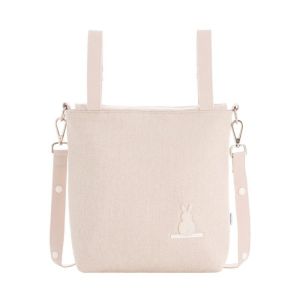 Bolso Talega Lino Beige 12x40x35 Cm - Cambrass