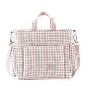 Bolso Maternal Pack Vicky Rosa 16x43x37 Cm - Cambrass