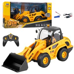 Cargadora Retroexcavadora Control Remoto Huina 1:24