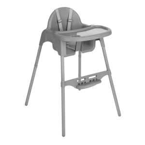 Trona 2en1 Jammy Gris Kikkaboo - Práctica y Segura