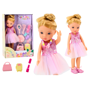 Muñeca Bailarina con Accesorios Rosa
