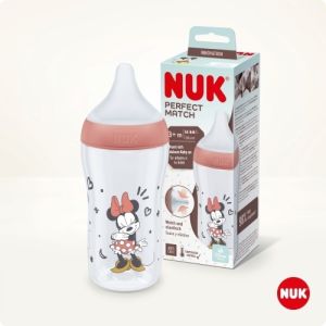 Biberón Nuk Perfect Match 260ml Minnie para Bebés