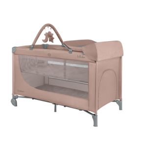 Cuna de Viaje 2 Niveles Rosa Kikkaboo con Cambiador