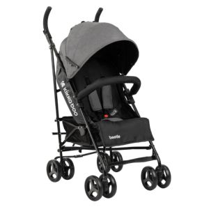Silla de Paseo Kikkaboo Beetle Gris - Ligera y Compacta