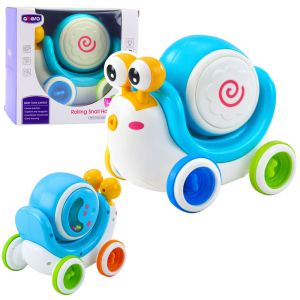 Caracol Interactivo Musical con Tambor Educativo Azul
