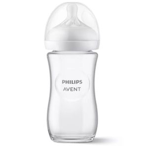 Biberón de Cristal Philips Avent 240ml Natural Response