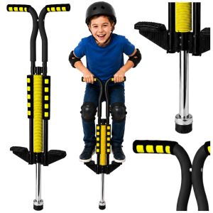 Pogo Stick Palo Saltarín Infantil Hasta 70 kg Amarillo