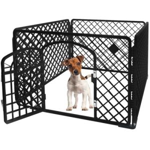 Parcela para Mascotas Purlov 90x90x60 cm - Seguridad y Comodidad