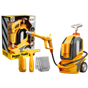 Lavadora a presión infantil de Lean toys en acción