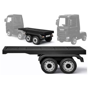 Vehículo Semirremolque Mercedes Scania Actros Negro HL358
