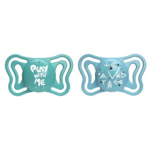 Chupetes Chicco PhysioForma Light Silicone 16-36M 2 PCS Azul