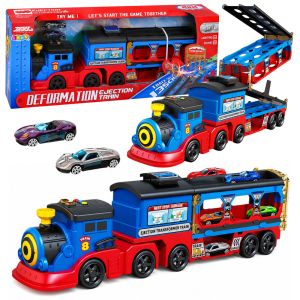 Locomotora transportadora con efectos de luces y sonidos