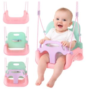 Columpio 3 en 1 Kruzzel para niños, colorida y segura