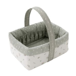 Cesta Canastilla 22.5x29x29 Cm Calma Verde - Cambrass