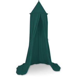 Dosel de algodón My Sweet Baby para habitación infantil - Verde botella