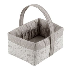 Cesta Canastilla 22.5x29x29 Cm Abete Beige - Cambrass