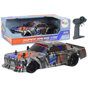 Coche Deportivo Control Remoto RC 1:18 Color Gris