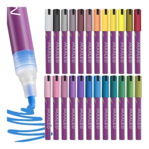 Marcadores Acrílicos Maaleo - Set de 24 Colores