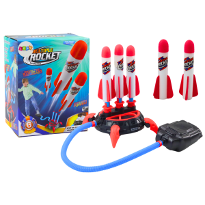 Juego de Catapulta de Cohetes de Espuma Triple Launcher