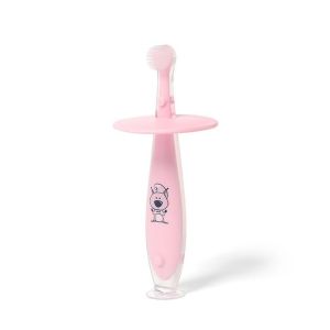 Cepillo de dientes suave Babyono para bebés 6+ meses - Rosa