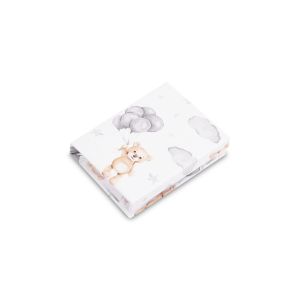 Sábana Ajustable Sensillo Teddy Gris 60x120 cm para Bebé