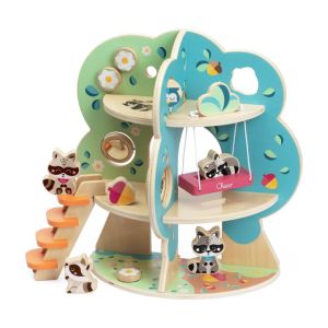 Casa de Raccoon de Madera - Juguete Infantil My Wood Friends