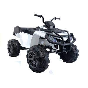 Quad Eléctrico BDM 0909 Blanco 24V con Control Remoto