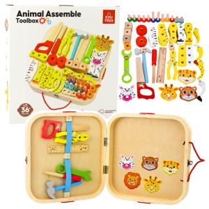 Kit de Manualidades de Animales en Maletín 59 piezas