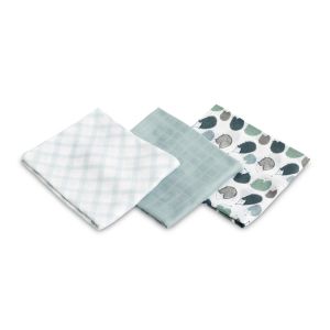 Pañales de Bambú Sensillo 3 Pack Erizo Azul - Cuidado Natural