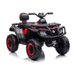Quad Eléctrico S615 Rojo 24V con Música y Luces