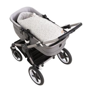 Saco Capazo Cruzado Revers. Linen Gris 40x80x5 Cm - Cambrass