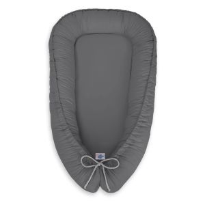 Cocoon doble cara premium para bebés My Sweet Baby - Antracita