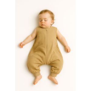 Saco de Dormir Muslín con Piernas My Sweet Baby - Camel 9-24 meses