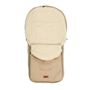 Saco de dormir para cochecito Sensillo de lana Cappuccino