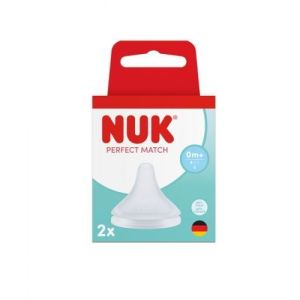 Chupete de Silicona Nuk para Bebés - 2 Piezas S 0+