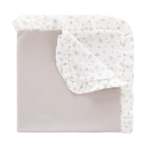 Manta Reversible 65x65x1 Cm Mini Pio Gris - Cambrass