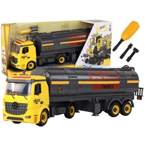 Camión Tanque DIY para Atornillar y Desatornillar Amarillo