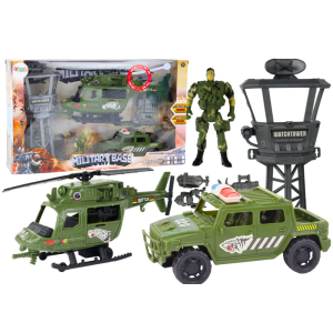 Set Militar Helicóptero, Vehículo de Combate y Torre de Control